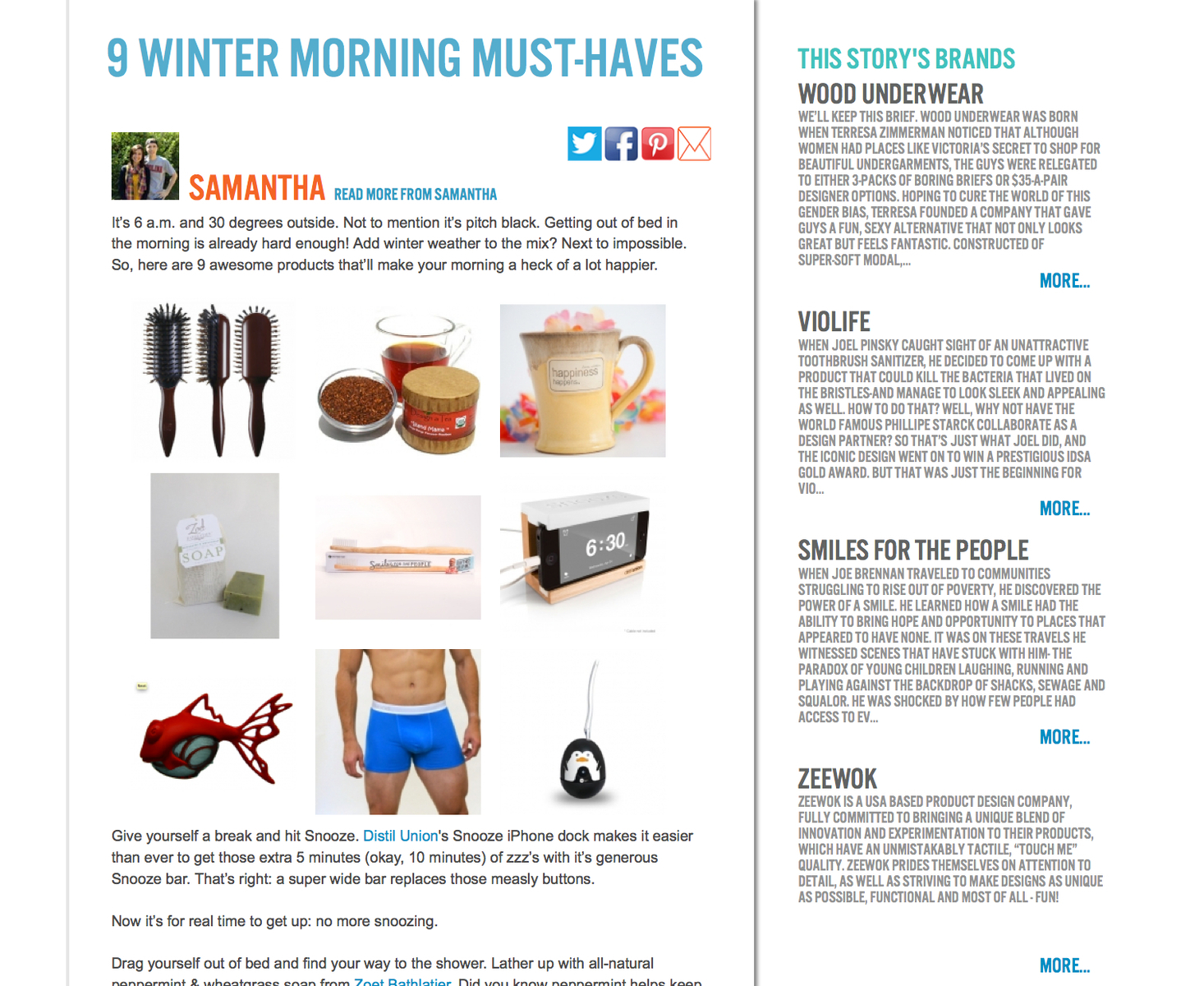 9 Winter Morning Must Haves