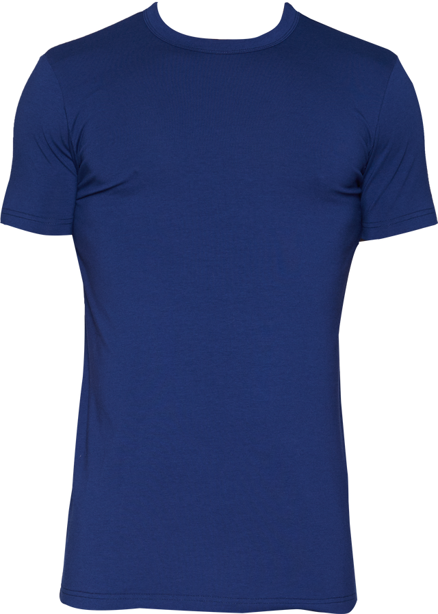 Image of Wood's Crew Neck in Deep Space Blue, priced at $36.00, with a 'View Product' link