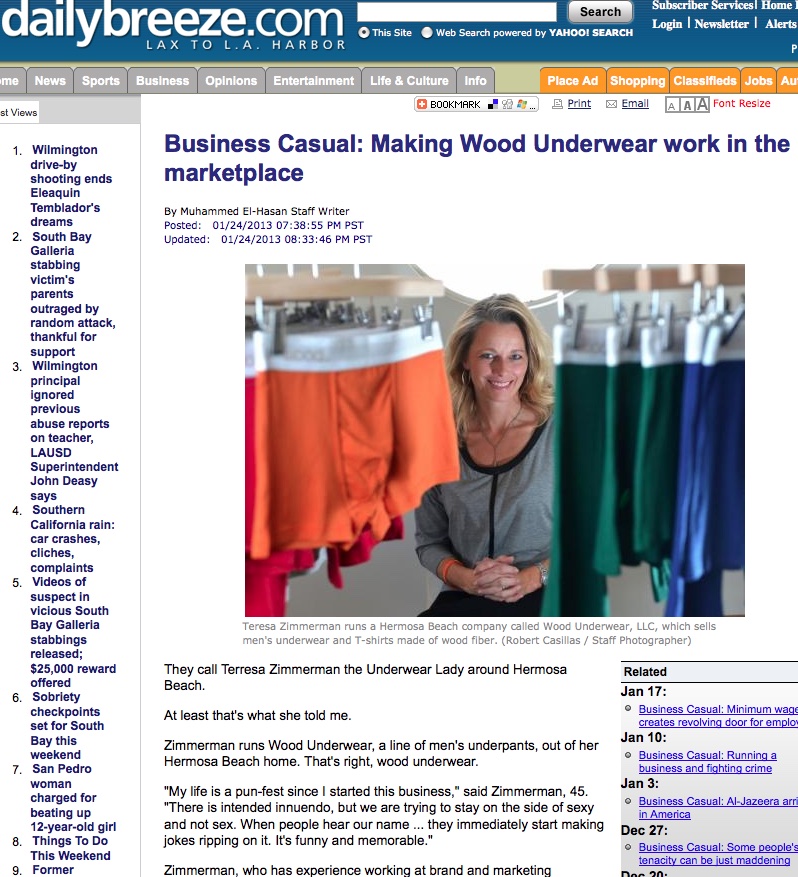 Making Wood Underwear work in the marketplace