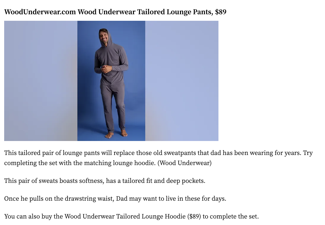 Wood Underwear Tailored Lounge Hoodie & Lounge Pants